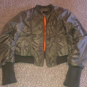 Green Bomber Jacket